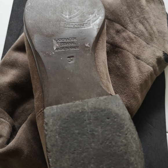 Suede boots / made in Spain - Picture 9 of 14